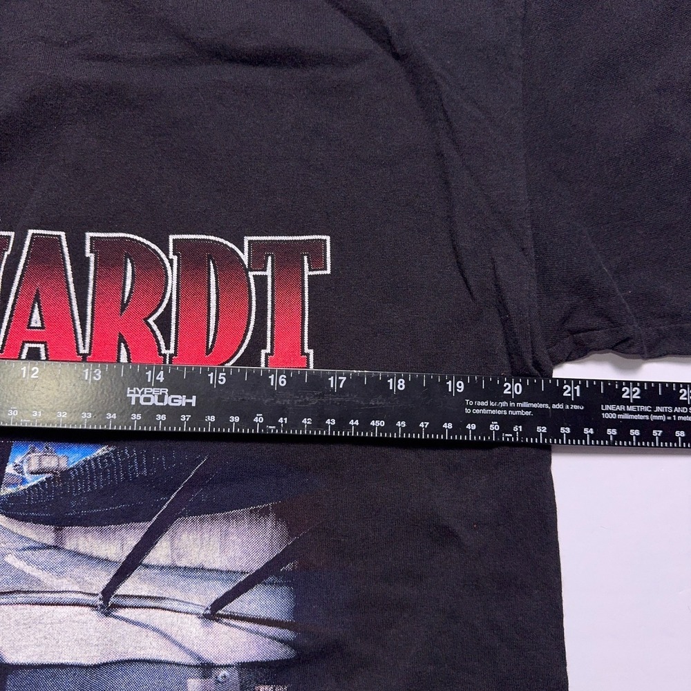 Vintage 90s Dale Earnhardt #3 Nascar T-Shirt Mens XL Black Nutmeg USA Made - Picture 6 of 8